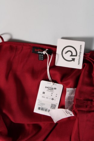 Γυναικείο αμάνικο μπλουζάκι Jennyfer, Μέγεθος M, Χρώμα Κόκκινο, Τιμή 4,87 €