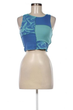Γυναικείο αμάνικο μπλουζάκι Jennyfer, Μέγεθος S, Χρώμα Μπλέ, Τιμή 5,30 €
