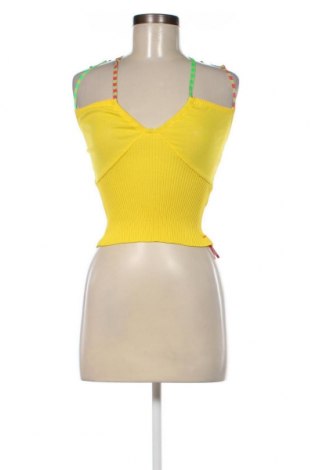 Γυναικείο αμάνικο μπλουζάκι Miss Sixty, Μέγεθος L, Χρώμα Κίτρινο, Τιμή 10,76 €