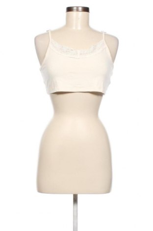 Γυναικείο αμάνικο μπλουζάκι Missguided, Μέγεθος L, Χρώμα Εκρού, Τιμή 5,73 €