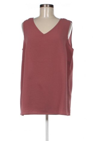 Γυναικείο αμάνικο μπλουζάκι ONLY Carmakoma, Μέγεθος XL, Χρώμα Σάπιο μήλο, Τιμή 4,87 €