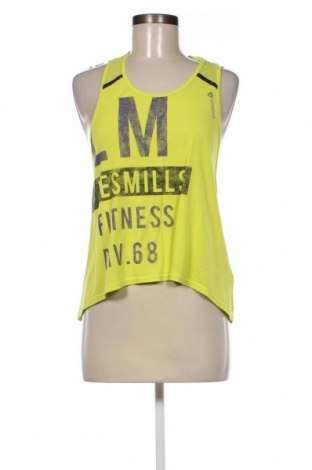 Γυναικείο αμάνικο μπλουζάκι Reebok, Μέγεθος S, Χρώμα Κίτρινο, Τιμή 9,90 €