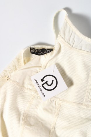 Γυναικείο αμάνικο μπλουζάκι Staff Jeans, Μέγεθος M, Χρώμα Εκρού, Τιμή 10,68 €