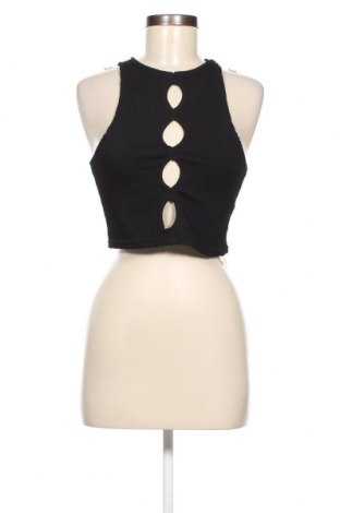Γυναικείο αμάνικο μπλουζάκι Tally Weijl, Μέγεθος L, Χρώμα Μαύρο, Τιμή 4,76 €