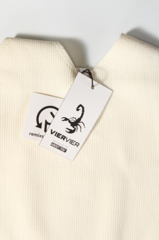 Γυναικείο αμάνικο μπλουζάκι Viervier Exclusive x About You, Μέγεθος M, Χρώμα Εκρού, Τιμή 7,62 €