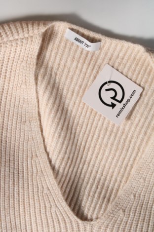 Γυναικείο πουλόβερ About You, Μέγεθος XS, Χρώμα  Μπέζ, Τιμή 11,41 €