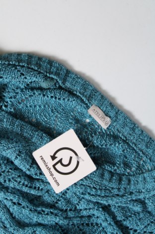 Дамски пуловер Atelier GARDEUR, Размер L, Цвят Син, Цена 6,16 лв.