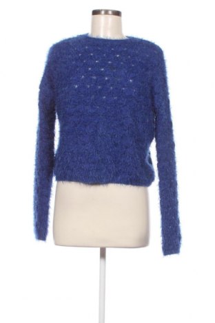 Дамски пуловер Bershka, Размер S, Цвят Син, Цена 8,70 лв.