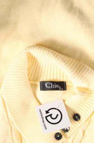 Γυναικείο πουλόβερ Chic, Μέγεθος M, Χρώμα Κίτρινο, Τιμή 14,91 €