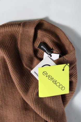 Дамски пуловер Even&Odd, Размер S, Цвят Кафяв, Цена 15,64 лв.