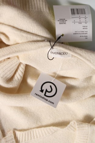 Γυναικείο πουλόβερ Even&Odd, Μέγεθος S, Χρώμα Εκρού, Τιμή 7,35 €