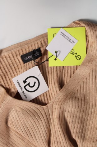 Дамски пуловер Even&Odd, Размер L, Цвят Бежов, Цена 14,26 лв.