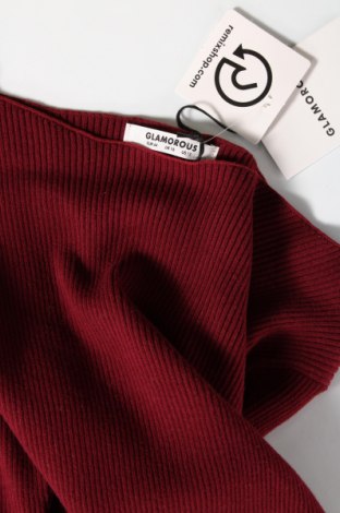 Дамски пуловер Glamorous, Размер XL, Цвят Червен, Цена 21,75 лв.
