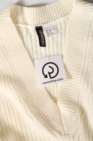 Дамски пуловер H&M Divided, Размер XS, Цвят Екрю, Цена 7,54 лв.