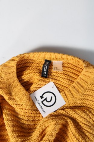 Дамски пуловер H&M Divided, Размер XS, Цвят Жълт, Цена 5,80 лв.