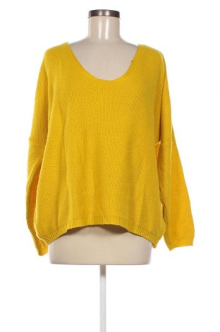Γυναικείο πουλόβερ Janina, Μέγεθος M, Χρώμα Κίτρινο, Τιμή 4,75 €