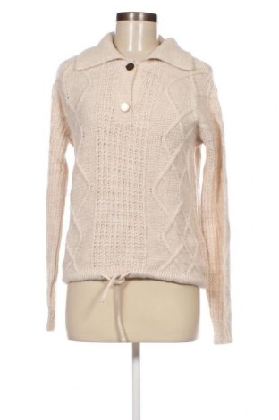 Дамски пуловер Michelle Keegan, Размер S, Цвят Бежов, Цена 21,75 лв.