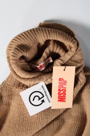 Γυναικείο πουλόβερ Misspap, Μέγεθος S, Χρώμα  Μπέζ, Τιμή 13,46 €