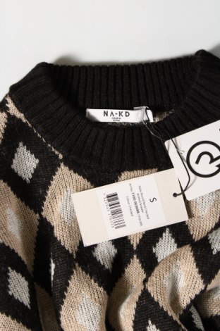 Дамски пуловер NA-KD, Размер S, Цвят Многоцветен, Цена 21,75 лв.