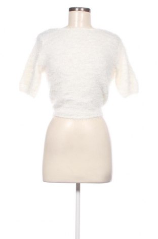 Дамски пуловер NA-KD, Размер M, Цвят Бял, Цена 5,51 лв.