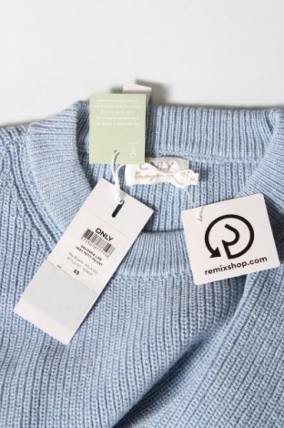 Γυναικείο πουλόβερ ONLY, Μέγεθος XS, Χρώμα Μπλέ, Τιμή 11,41 €