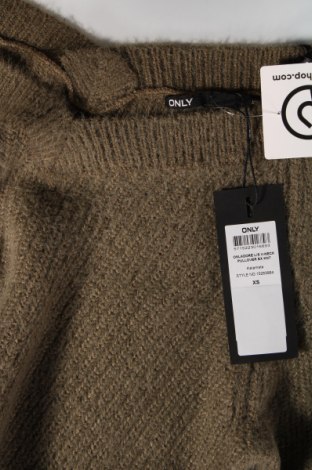Дамски пуловер ONLY, Размер XS, Цвят Зелен, Цена 17,28 лв.