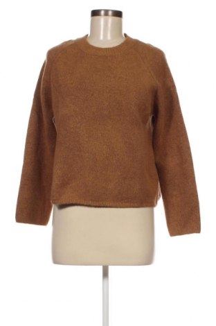 Дамски пуловер Pieces, Размер XL, Цвят Кафяв, Цена 13,50 лв.