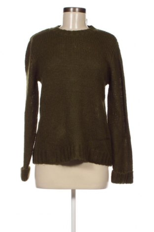 Дамски пуловер Pieces, Размер M, Цвят Зелен, Цена 16,20 лв.
