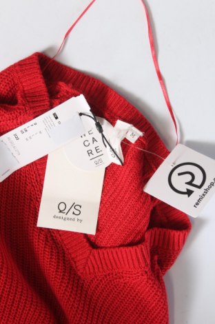 Damski sweter Q/S by S.Oliver, Rozmiar M, Kolor Czerwony, Cena 46,38 zł