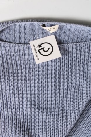 Γυναικείο πουλόβερ Selected Femme, Μέγεθος S, Χρώμα Μπλέ, Τιμή 7,79 €