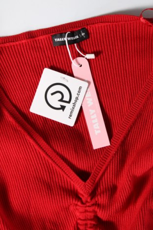 Дамски пуловер Tally Weijl, Размер XS, Цвят Червен, Цена 16,56 лв.