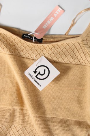 Дамски пуловер Tally Weijl, Размер L, Цвят Жълт, Цена 17,02 лв.