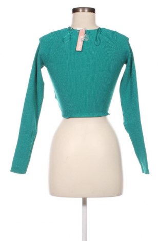 Дамски пуловер Tally Weijl, Размер S, Цвят Зелен, Цена 13,80 лв.