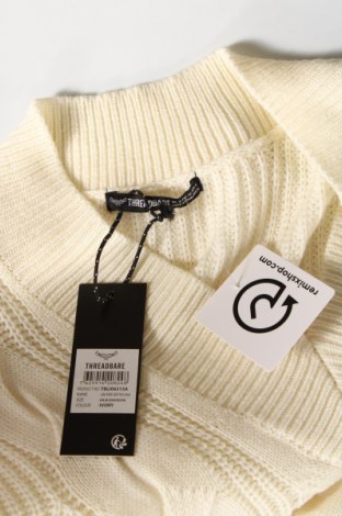 Дамски пуловер Threadbare, Размер S, Цвят Екрю, Цена 13,80 лв.