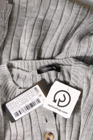 Дамски пуловер Trendyol, Размер M, Цвят Сив, Цена 39,15 лв.