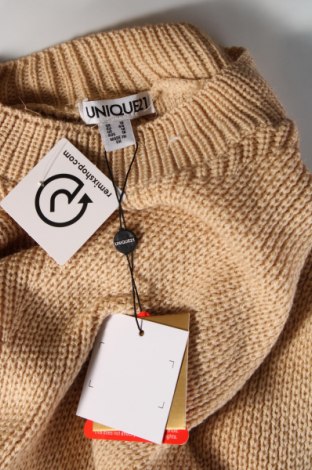 Дамски пуловер Unique 21, Размер XL, Цвят Бежов, Цена 26,10 лв.