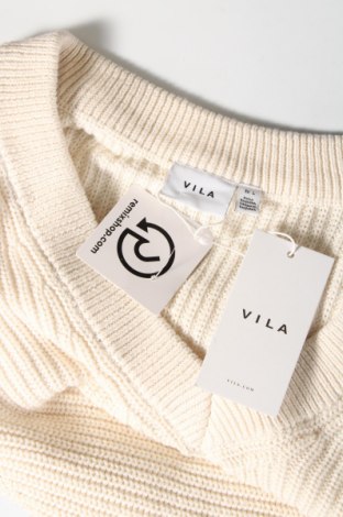 Дамски пуловер VILA, Размер L, Цвят Бял, Цена 12,42 лв.