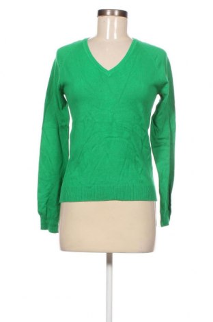 Дамски пуловер Zara, Размер L, Цвят Зелен, Цена 51,77 лв.
