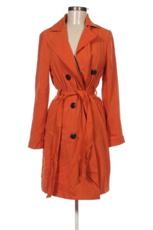 Damen Trench Coat Papaya, Größe M, Farbe Orange, Preis € 61,86
