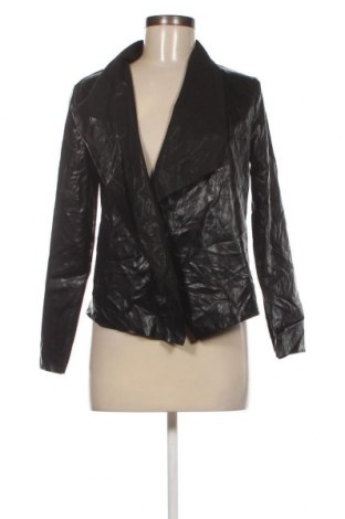 Дамско кожено сако SHEIN, Размер S, Цвят Черен, Цена 4,40 лв.