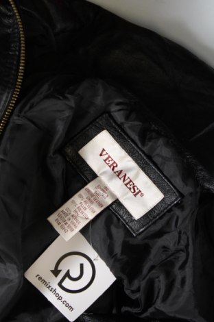 Γυναικείο δερμάτινο μπουφάν, Μέγεθος XL, Χρώμα Μαύρο, Τιμή 22,50 €