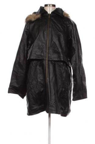 Γυναικείο δερμάτινο μπουφάν, Μέγεθος XL, Χρώμα Μαύρο, Τιμή 13,24 €