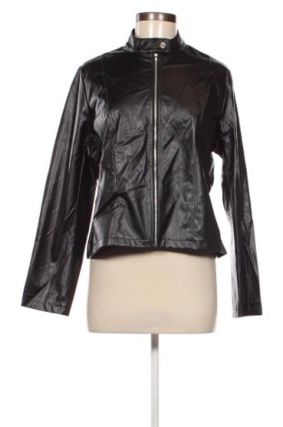 Damen Lederjacke, Größe M, Farbe Schwarz, Preis 15,35 €