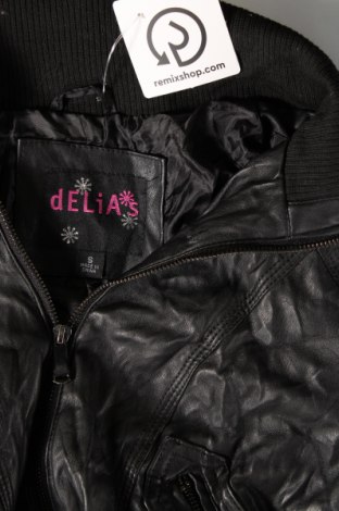 Dámska kožená bunda , Veľkosť S, Farba Čierna, Cena  6,95 €