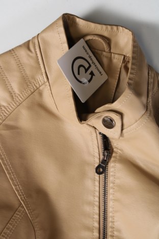 Dámska kožená bunda , Veľkosť L, Farba Béžová, Cena  18,06 €