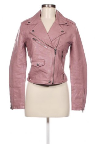 Damen Lederjacke Bershka, Größe M, Farbe Rosa, Preis € 23,99