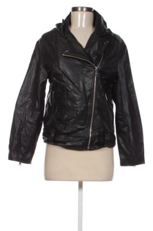 Dámska kožená bunda  Bershka, Veľkosť XS, Farba Čierna, Cena  44,79 €