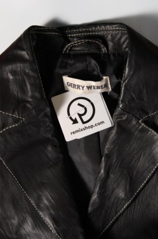 Γυναικείο δερμάτινο μπουφάν Gerry Weber, Μέγεθος M, Χρώμα Μαύρο, Τιμή 43,82 €