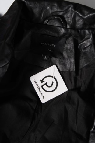 Dámska kožená bunda  Glassons, Veľkosť L, Farba Čierna, Cena  8,06 €