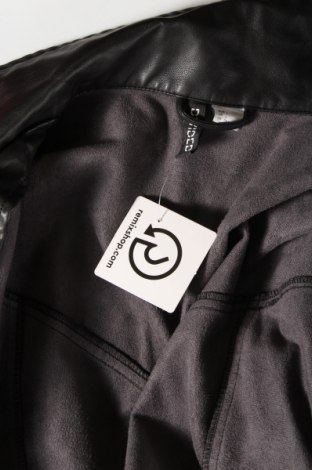 Γυναικείο δερμάτινο μπουφάν H&M Divided, Μέγεθος L, Χρώμα Μαύρο, Τιμή 17,58 €